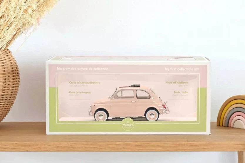 Fiat 500 L 1968 Rose cadeau de naissance 1/18 - NOREV