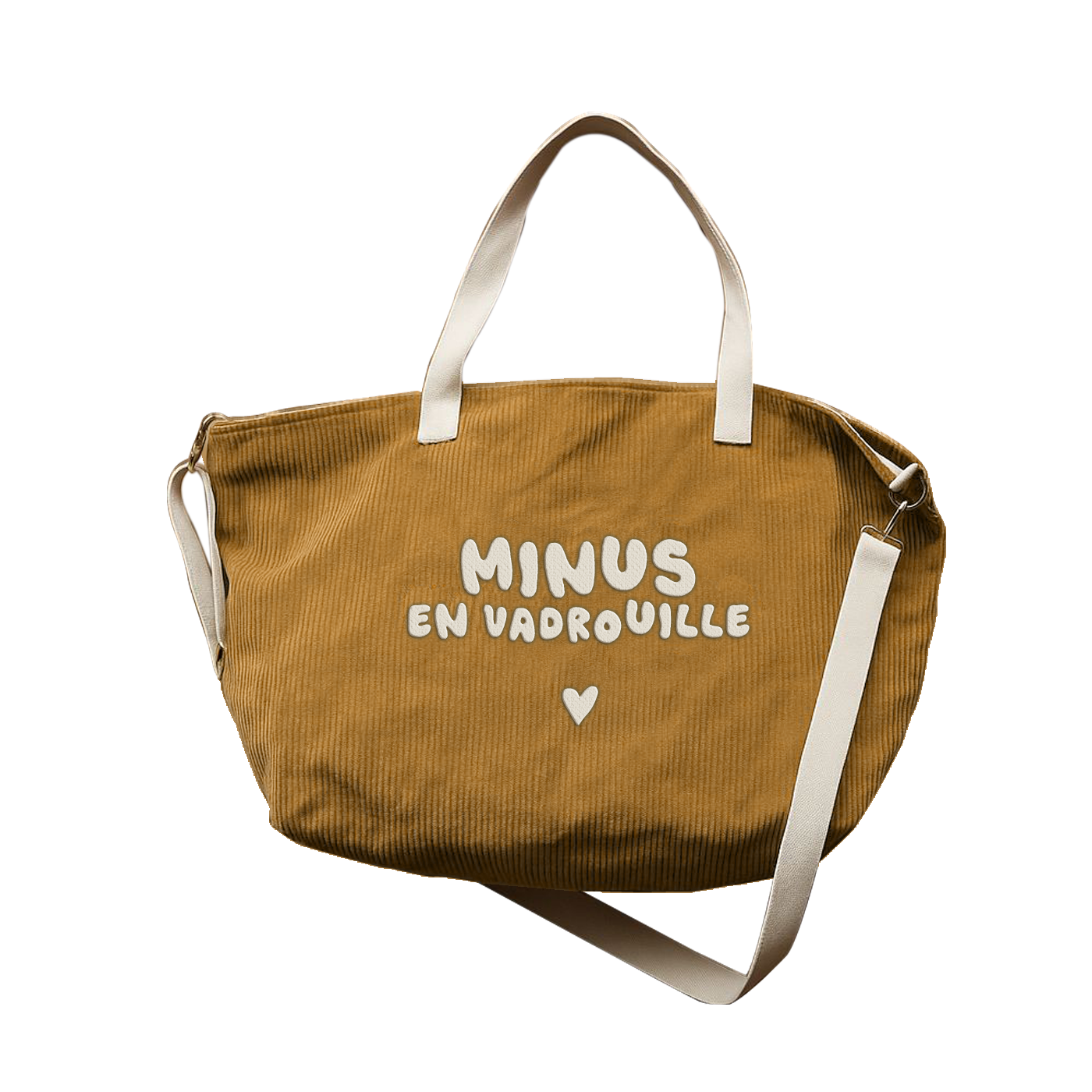 Sac XL velours - Minus en vadrouille