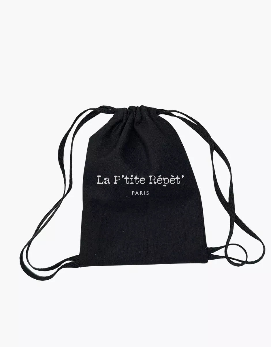 Sac de danse « La P’tite Répèt' » noir pour poupée