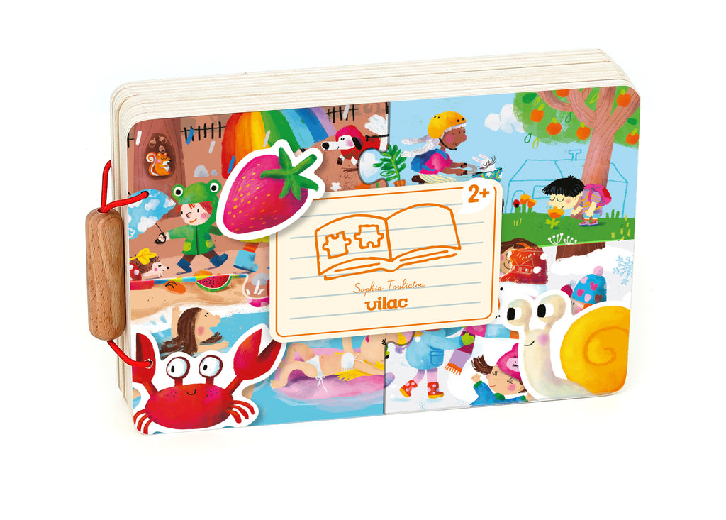 Livre puzzles en bois – Les 4 saisons