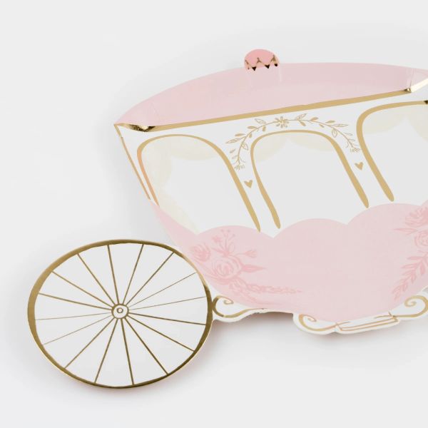 Assiettes transport de princesse
