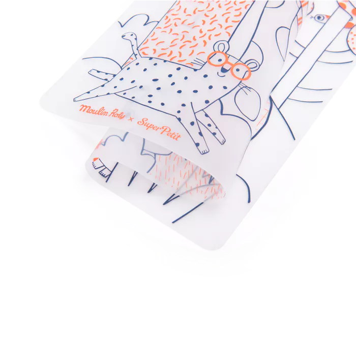 Set en silicone à colorier + 5 feutres - Les Toupitis