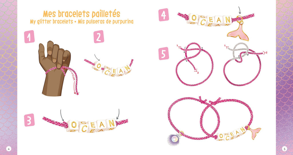 Coffret créatif – Bracelets Sirènes magiques