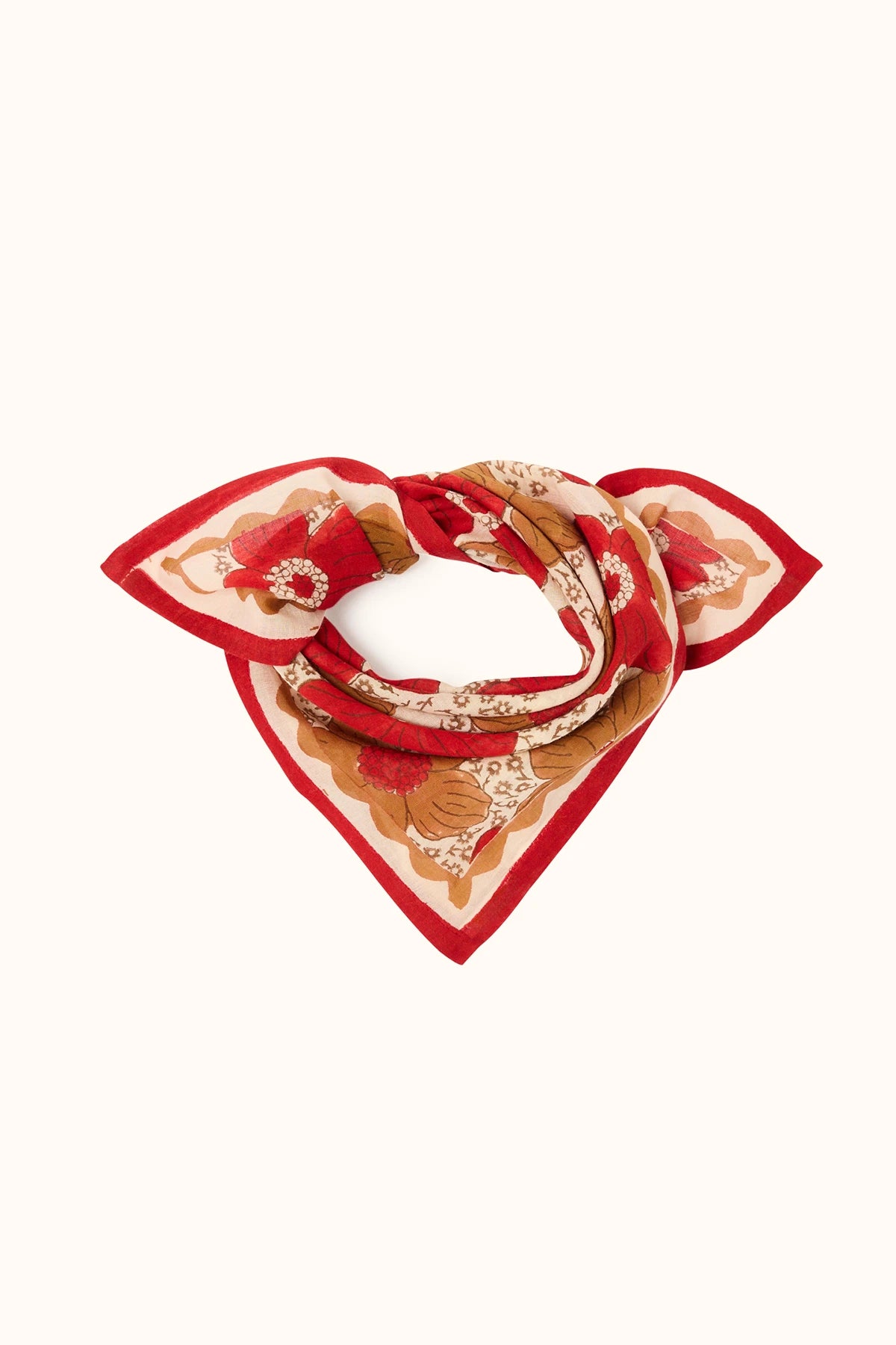 Small Foulard Dupitta ZINNIA FIESTA