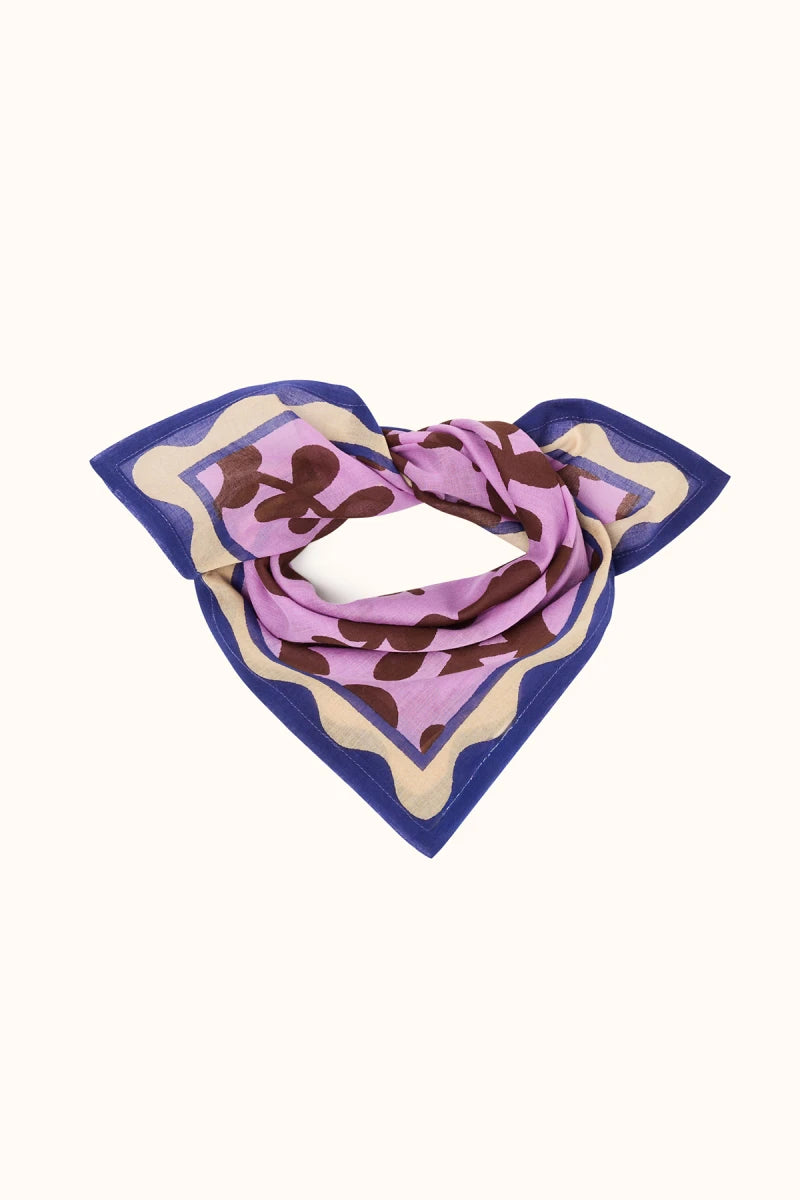 Small Foulard Dupitta PAOLA MAUVE