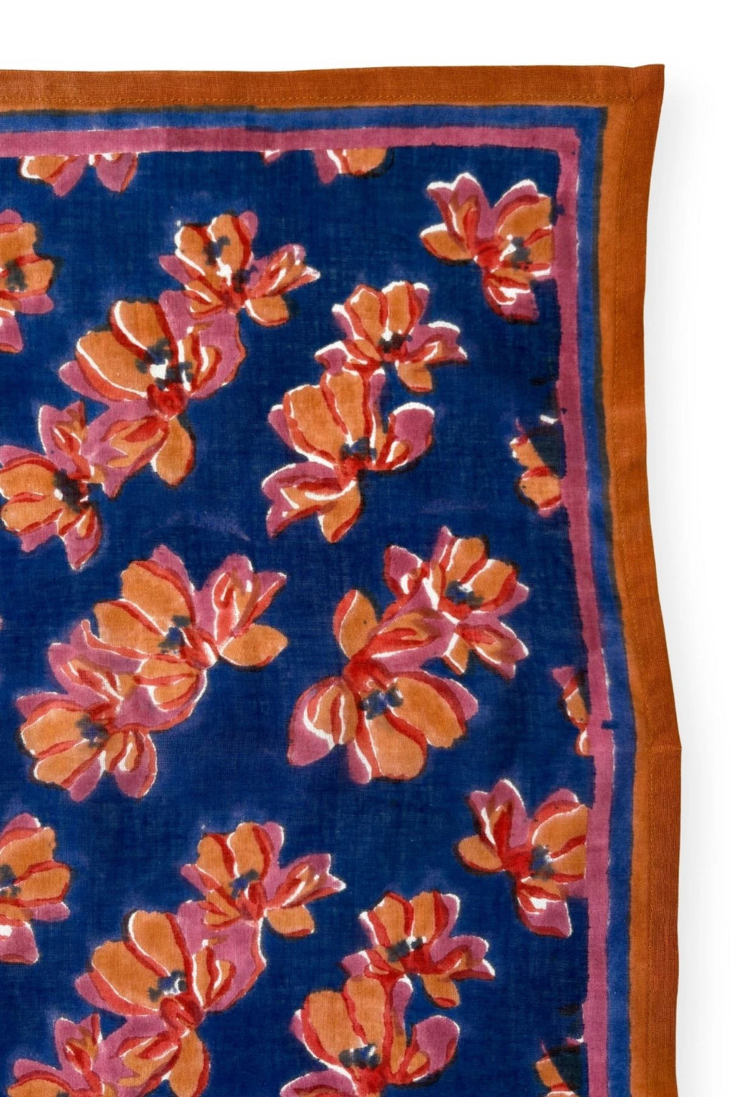 Small Foulard "Dupitta" Violeta navy