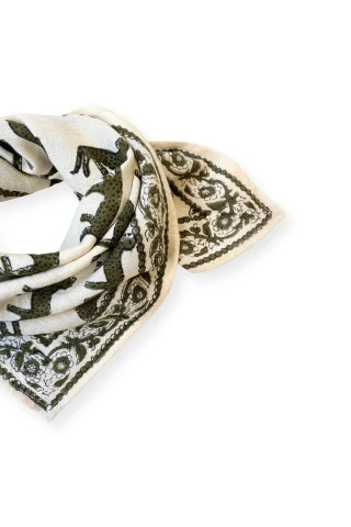 Small Foulard Manika "Bengale" Eucalyptus