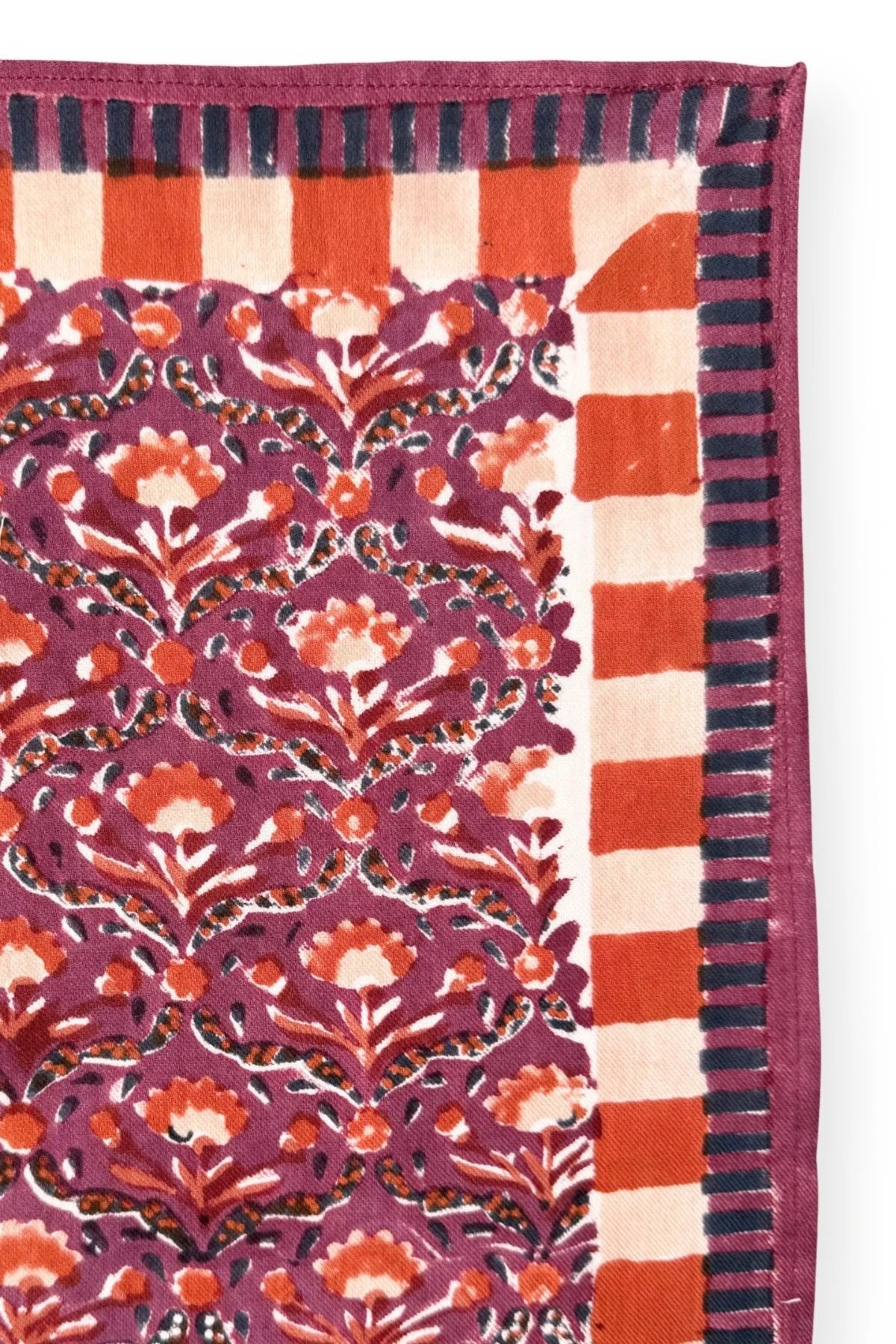 Small Foulard Manika "Cactus" Cherry