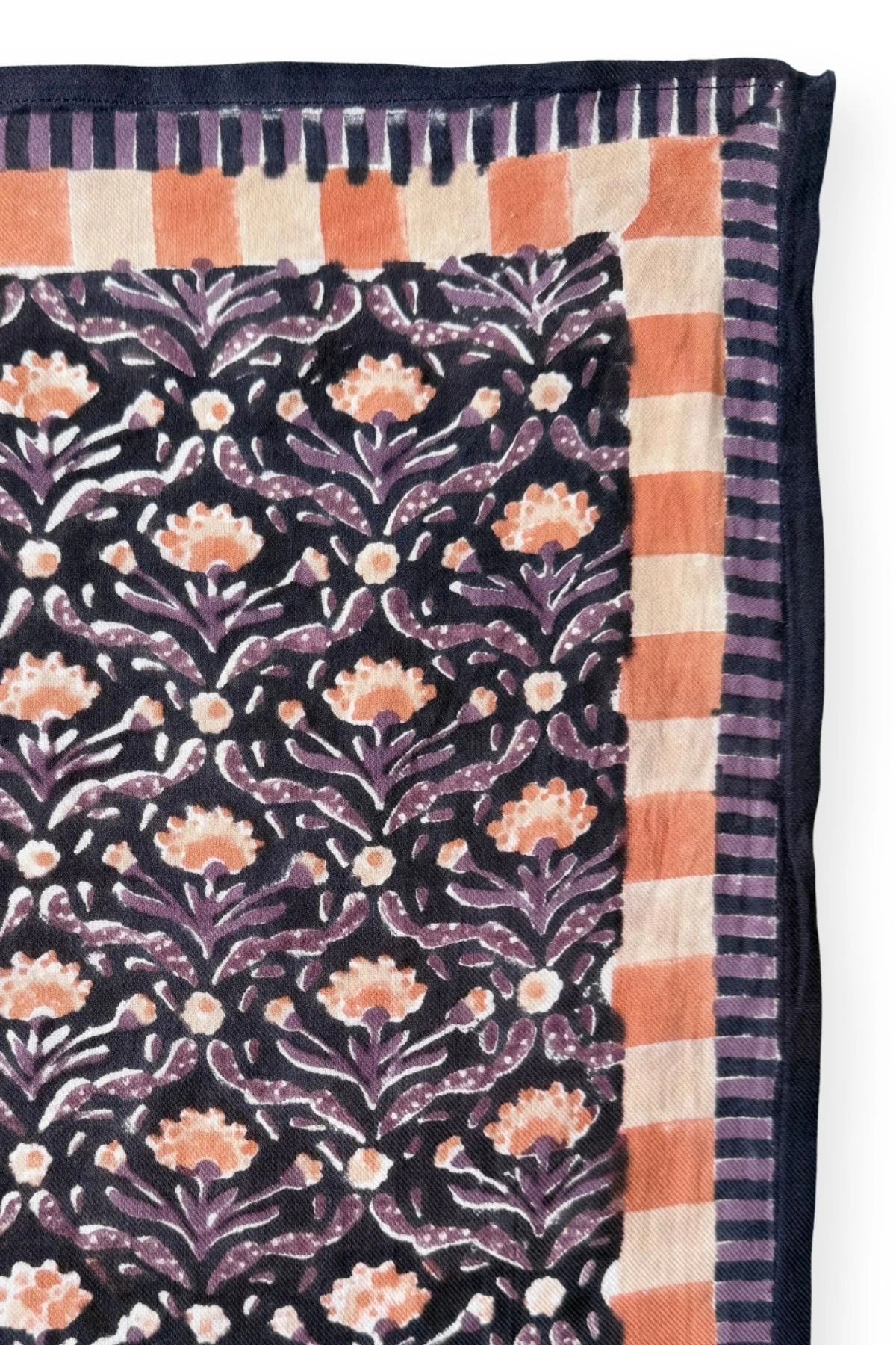 Small Foulard Manika "Cactus" Navy
