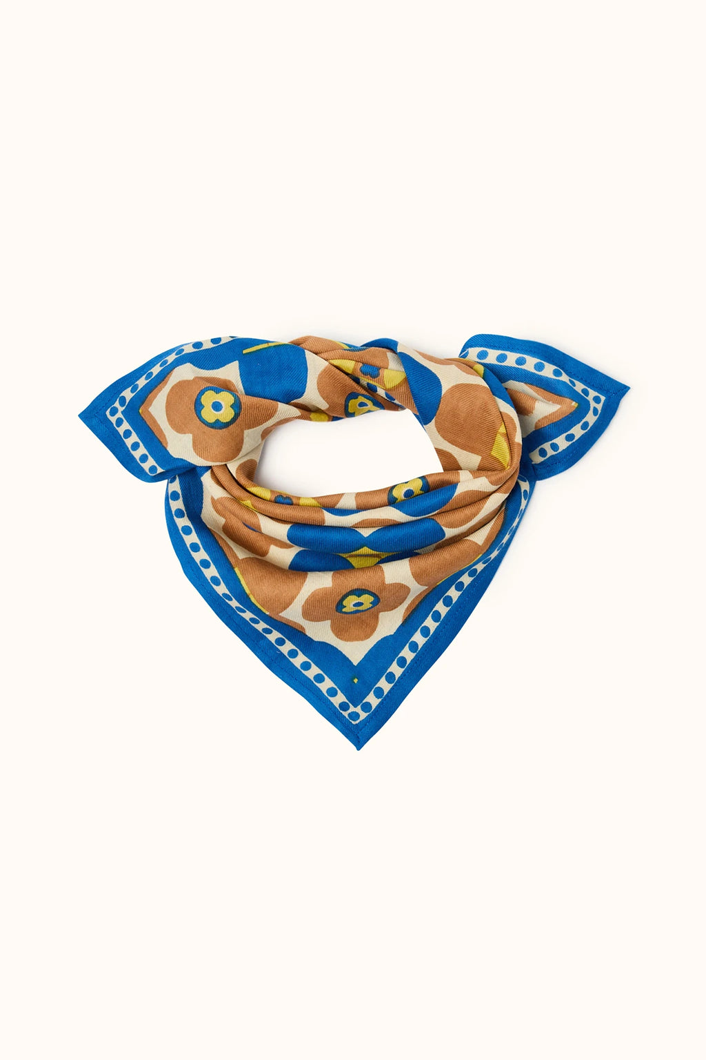 Small Foulard Manika Caleido TRUE BLUE