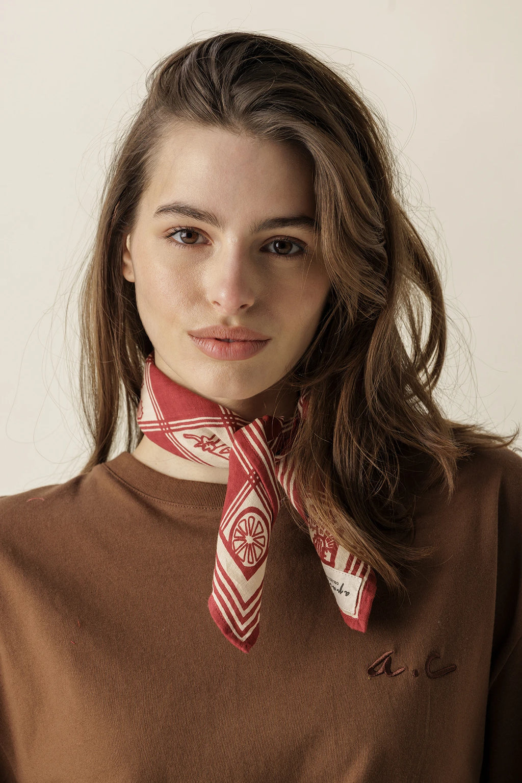 Small Foulard Manika Citrus DAHLIA