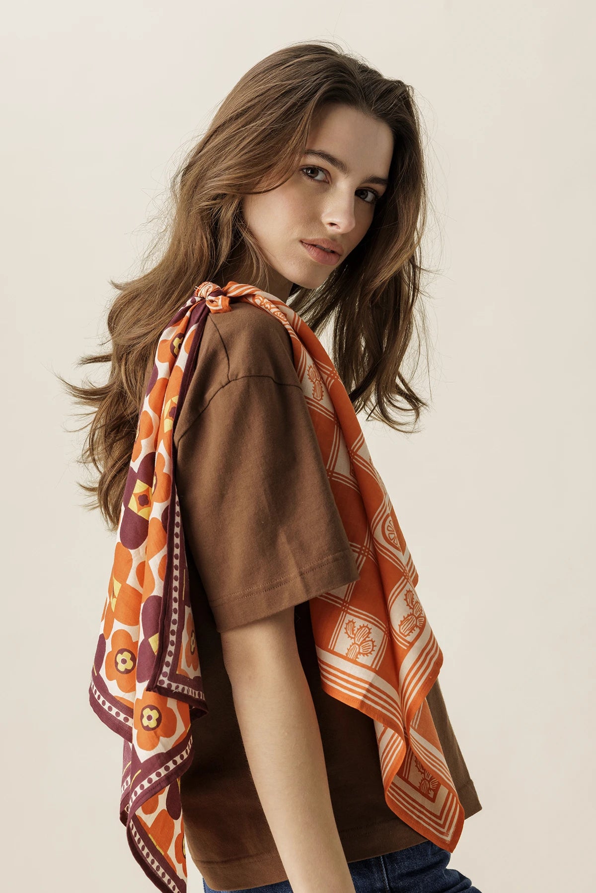 Small Foulard Manika Citrus AUBURN