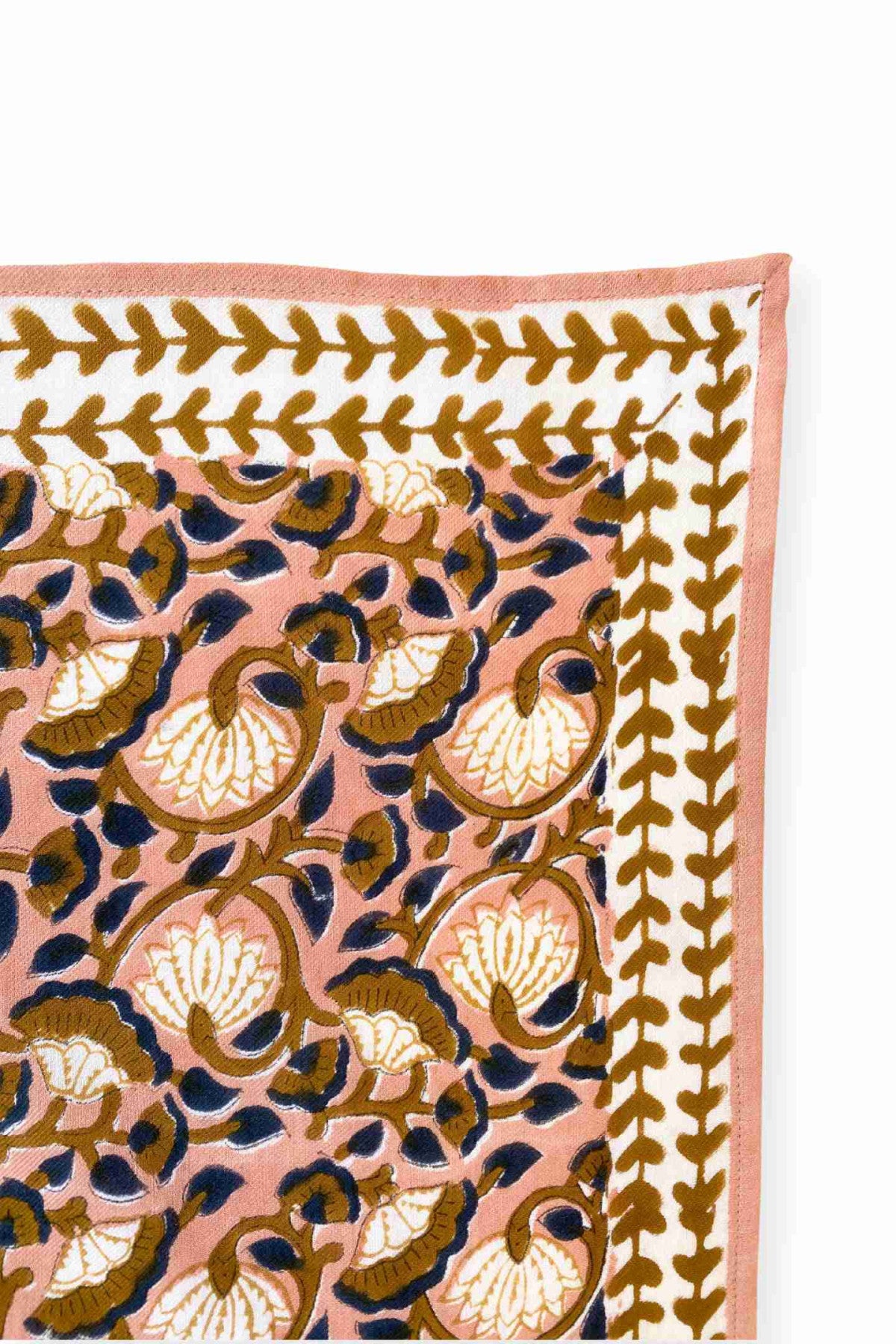 Small Foulard Manika "Éventail" Blush