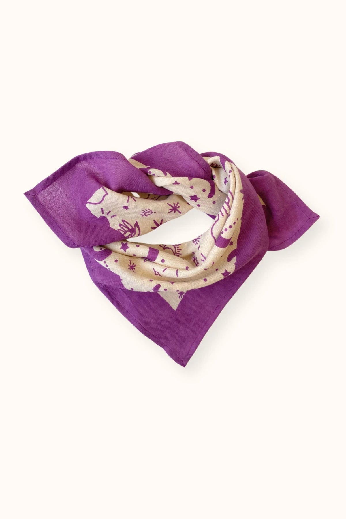 Small Foulard Manika "Karma" Macadamia