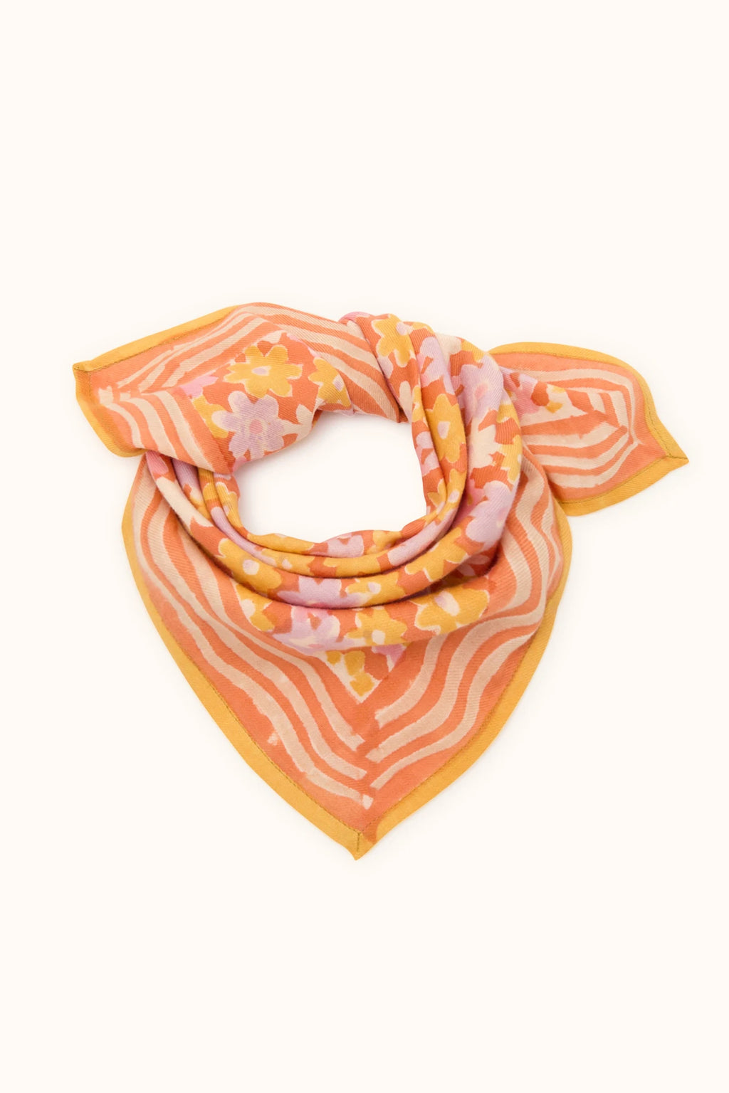 Small Foulard Manika Paquerette ORANGE