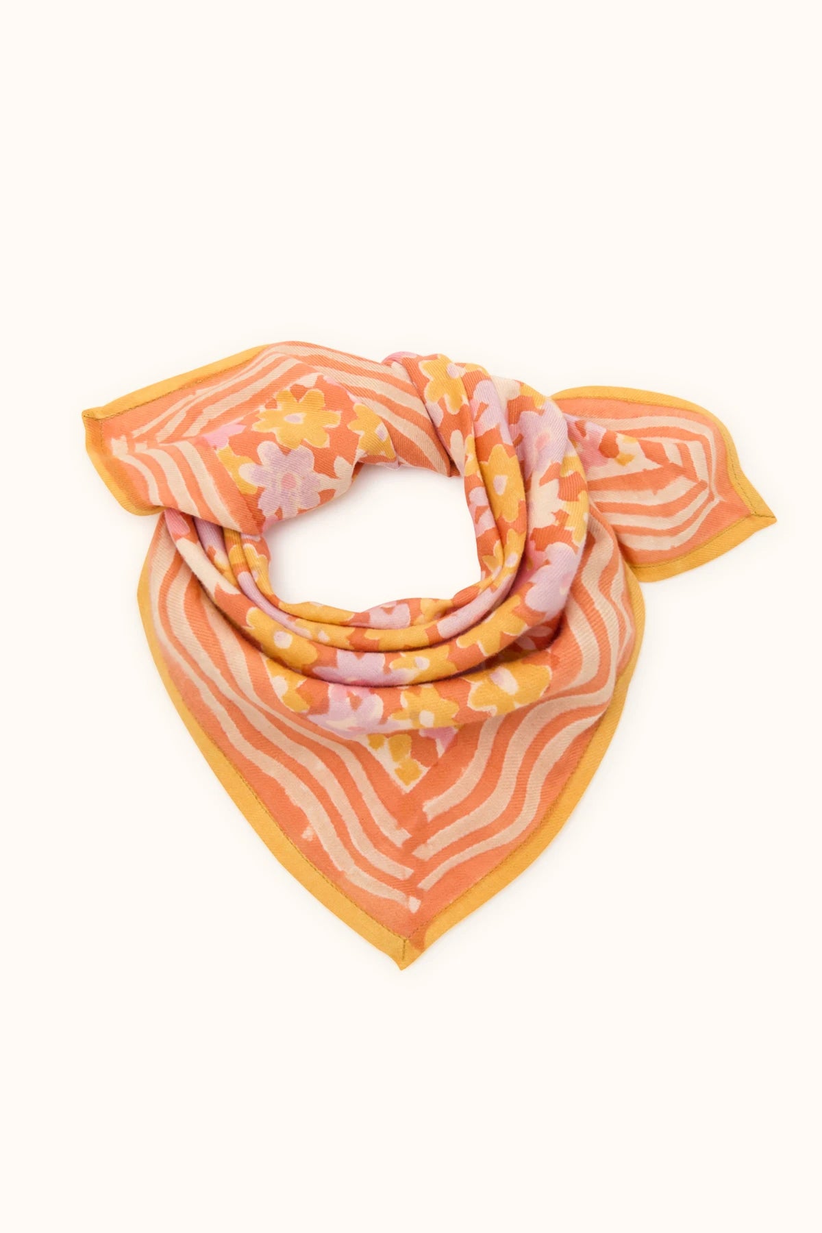 Small Foulard Manika Paquerette ORANGE