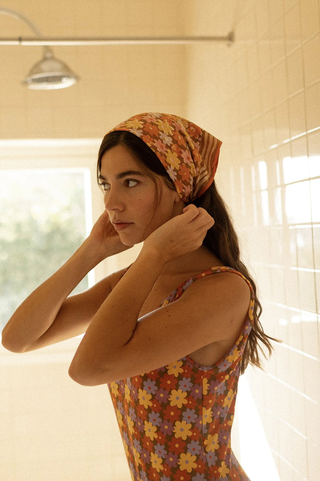 Small Foulard Manika Paquerette TAPENADE