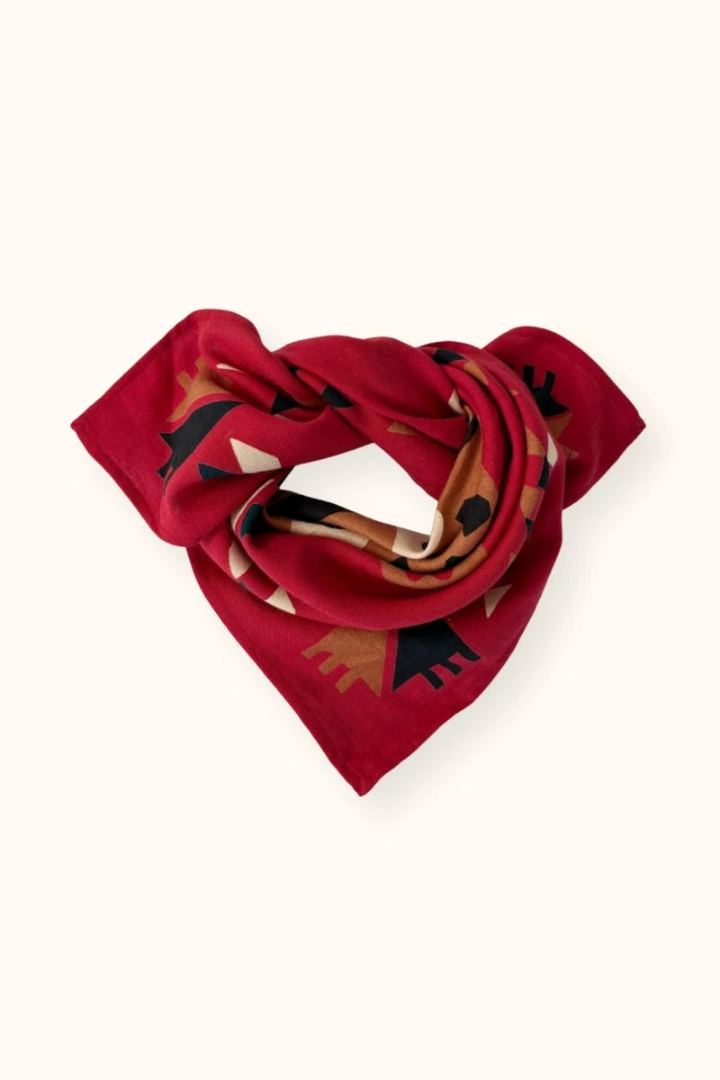 Small Foulard Manika "Rajah" Fire