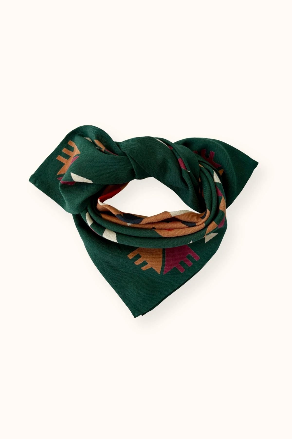 Small Foulard Manika "Rajah" Forest