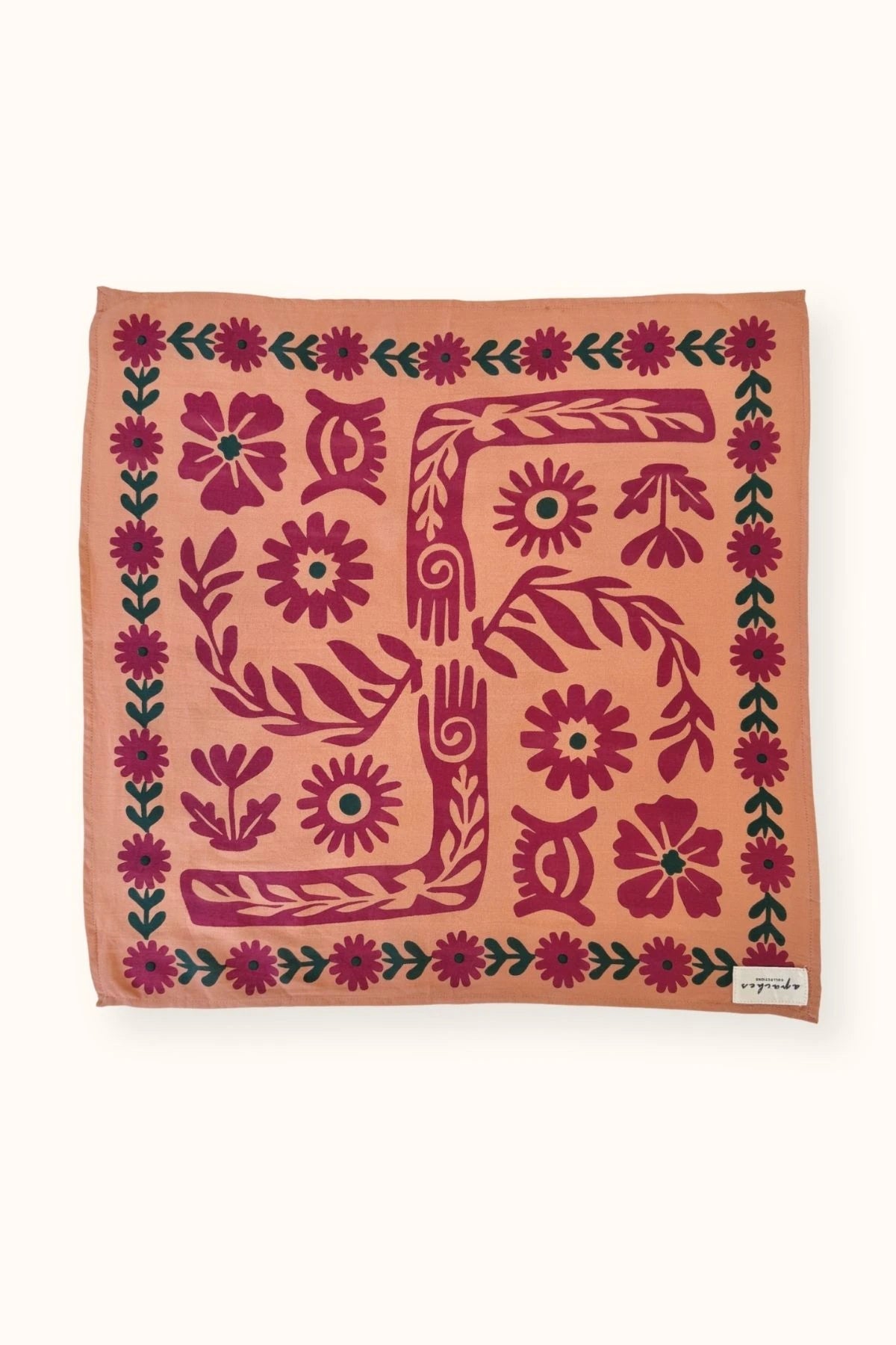 Small Foulard Manika "Rita" Rust