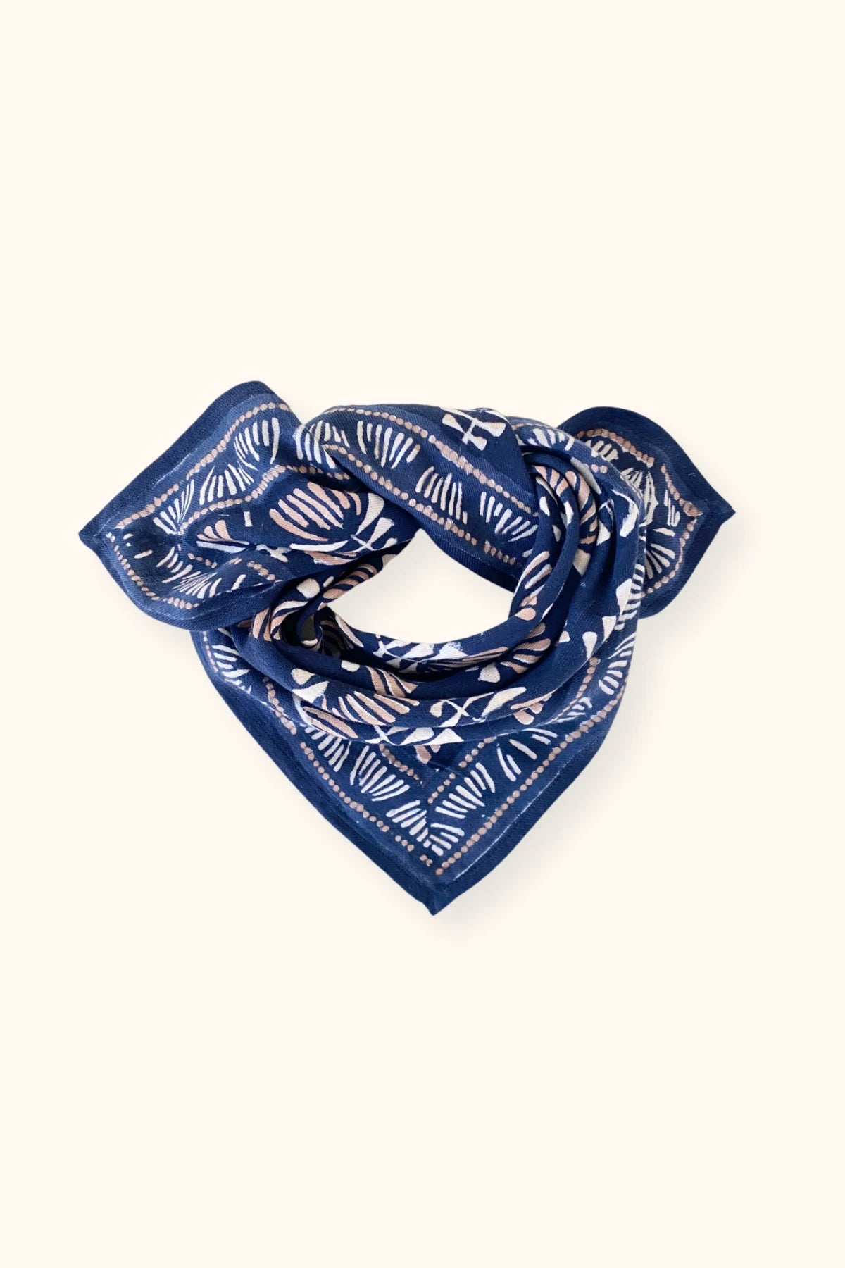 Small Foulard Manika "Tresse" Graphite