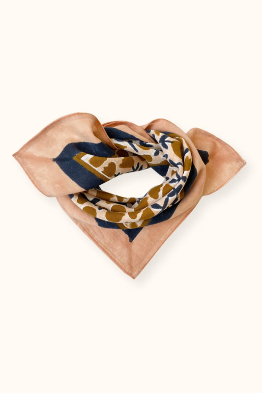 Small Foulard Manika "Tulipe" Macadamia