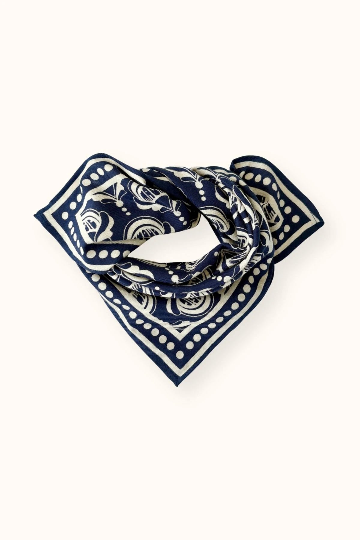 Small Foulard Manika "Wonderful" Navy
