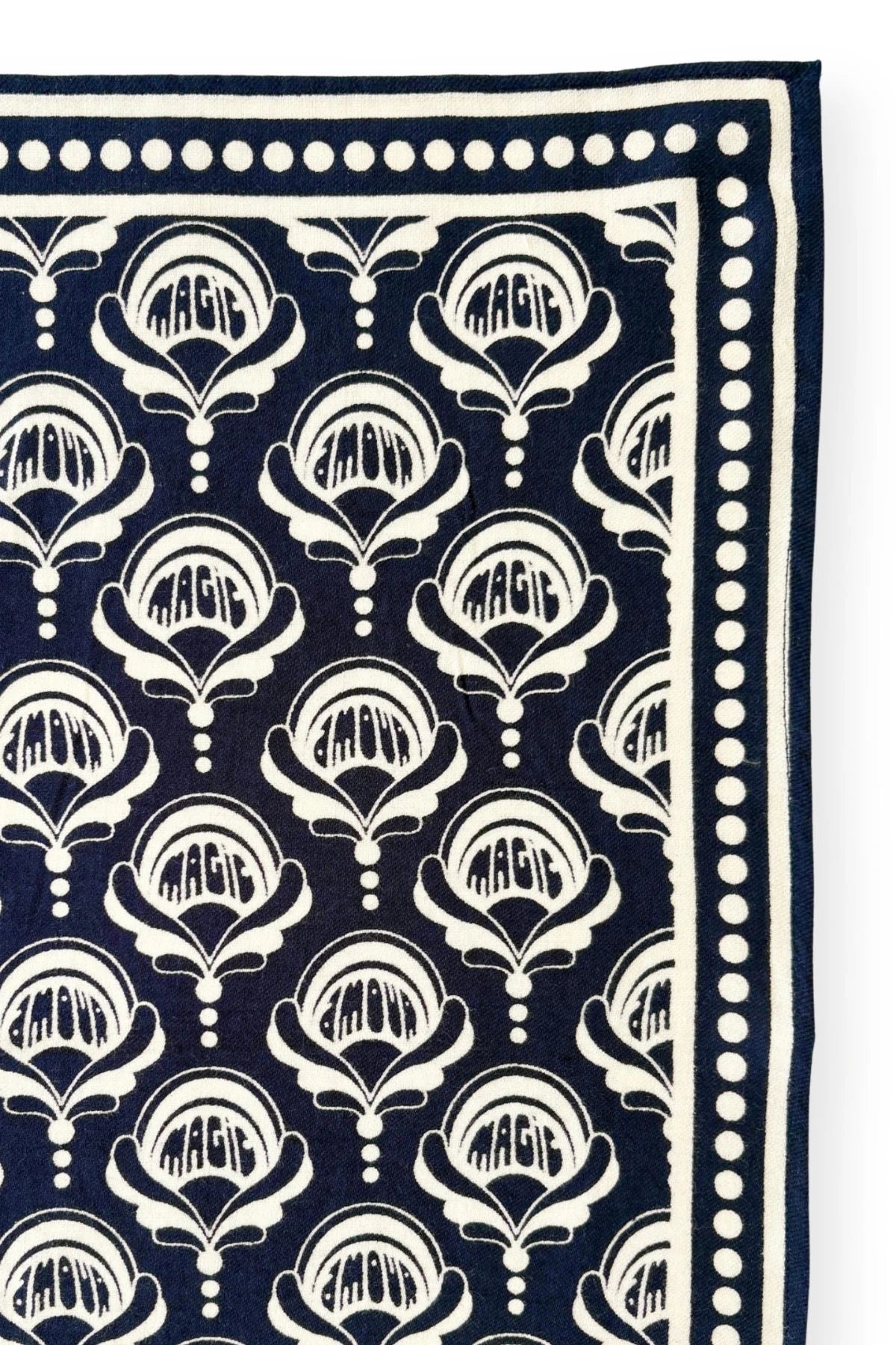 Small Foulard Manika "Wonderful" Navy
