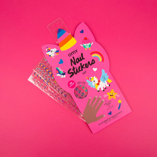 Stickers pour ongles - Lily licorne