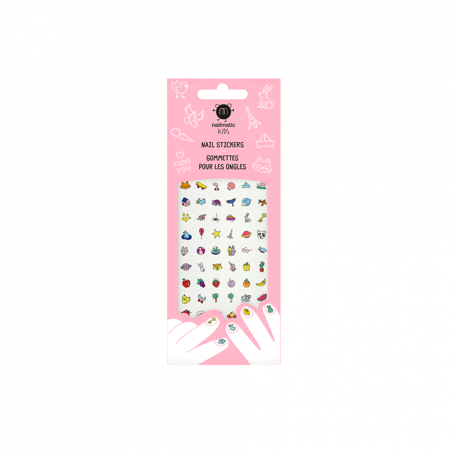 72 autocollants pour ongles - Happy Nails