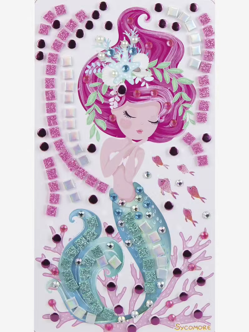 Stick'N Fun - Mini Mosaïques - Sirènes - 5 ans +