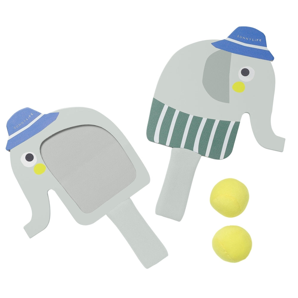 Raquettes de plage Velcro Eli l'Éléphant Multi - SUNNY LIFE