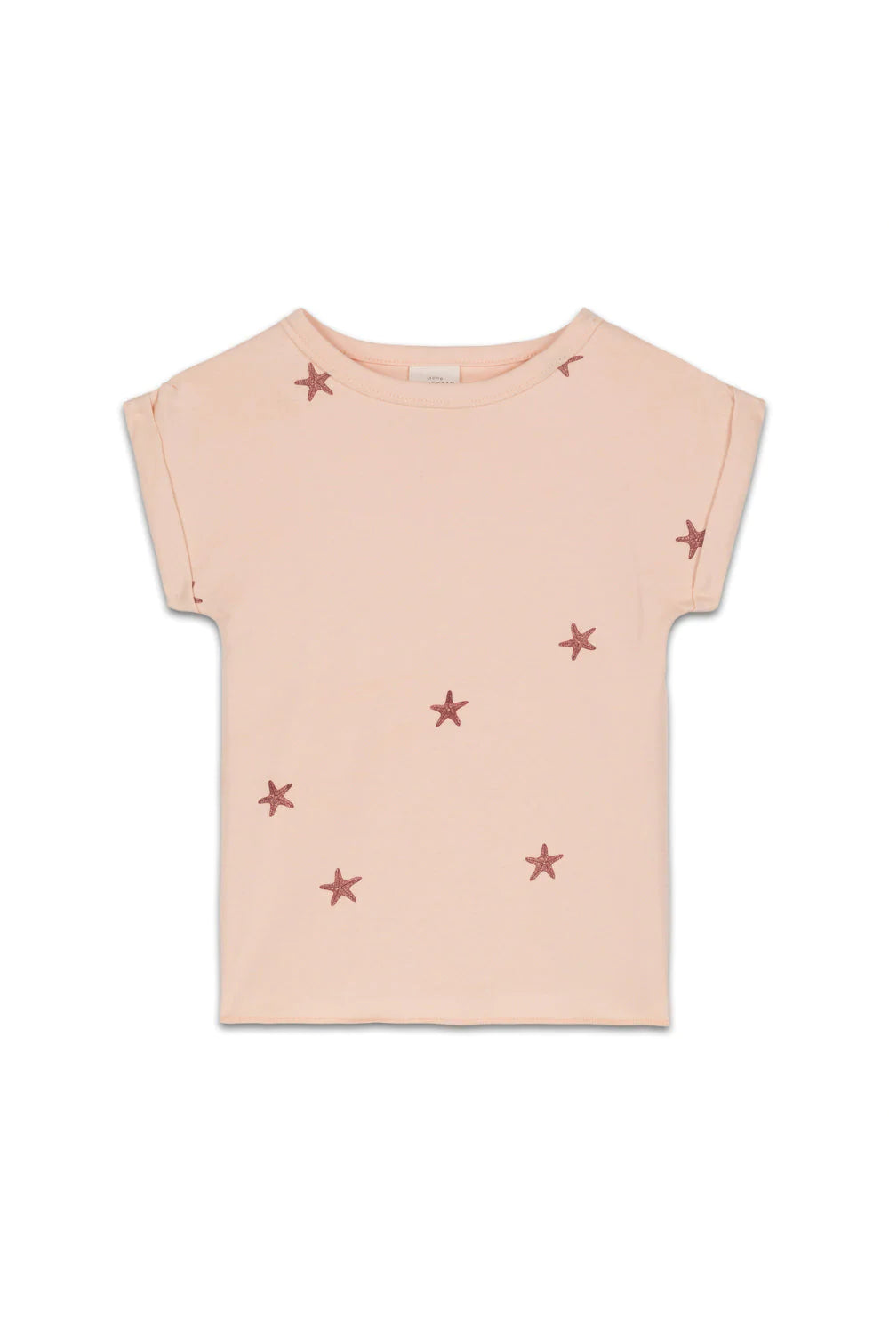 T-Shirt en Coton Bio Bama Etoile de Mer Rose