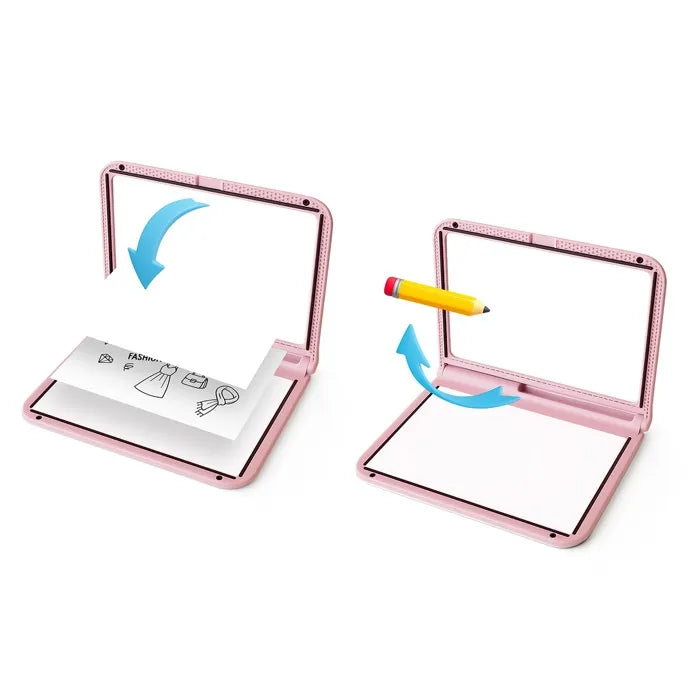 Tablette lumineuse rose - Dessinons la mode