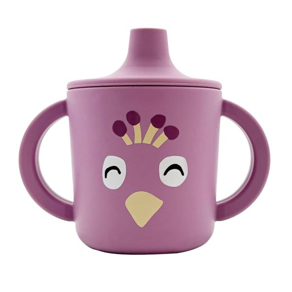 Tasse d'apprentissage en silicone -  Mrs. Paon