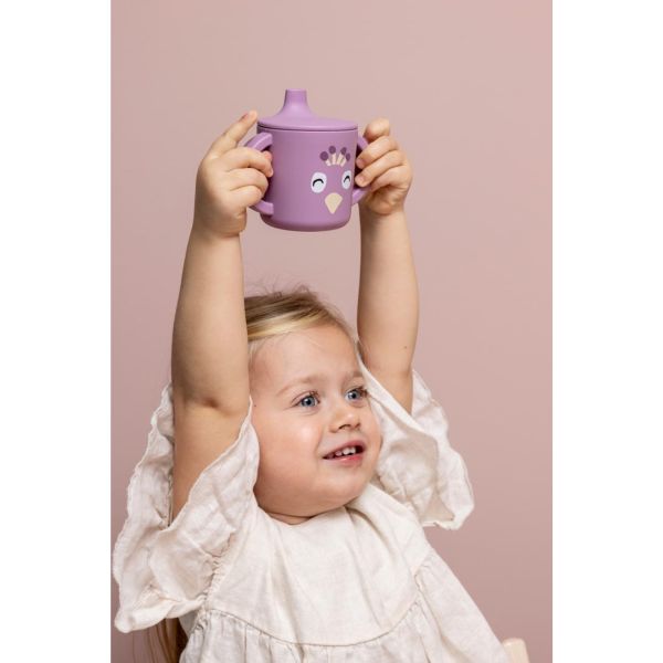 Tasse d'apprentissage en silicone -  Mrs. Paon