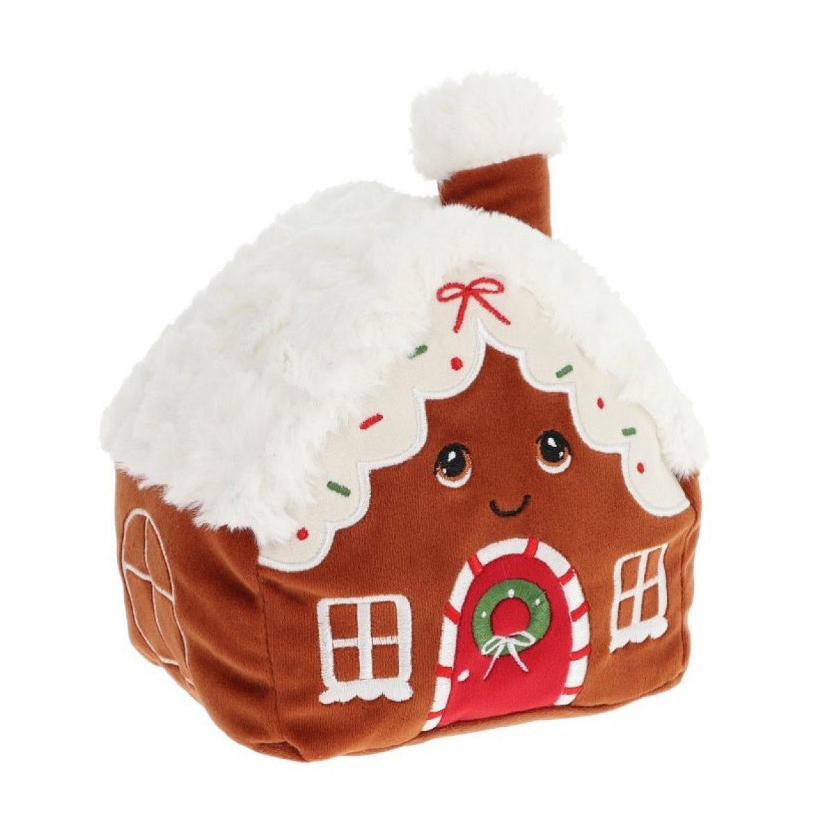 Peluche Maison en pain d'épices 15cm