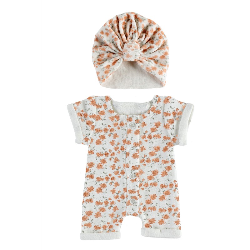 Tenue de poupée velours - Californian Poppy