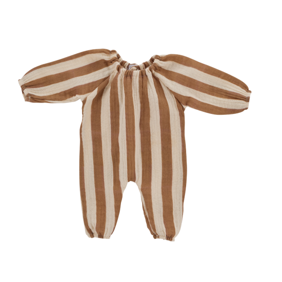 Tenue poupée sans col - rayures larges
