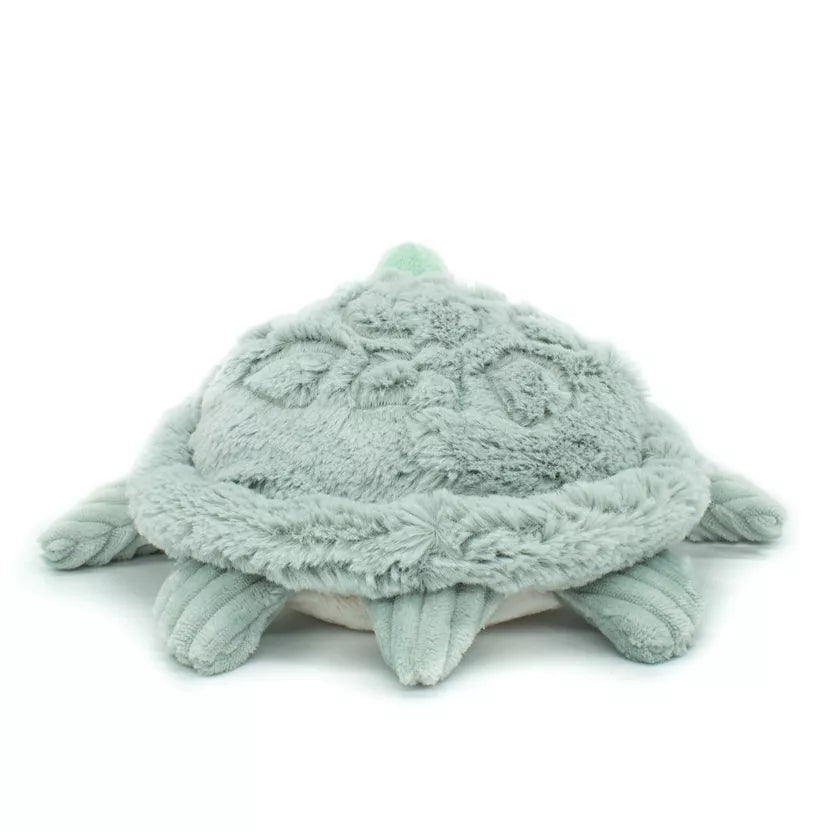 LES PTIPOTOS - PELUCHE SAUVENOU LA TORTUE MAMAN & BEBE MENTHE - 30CM