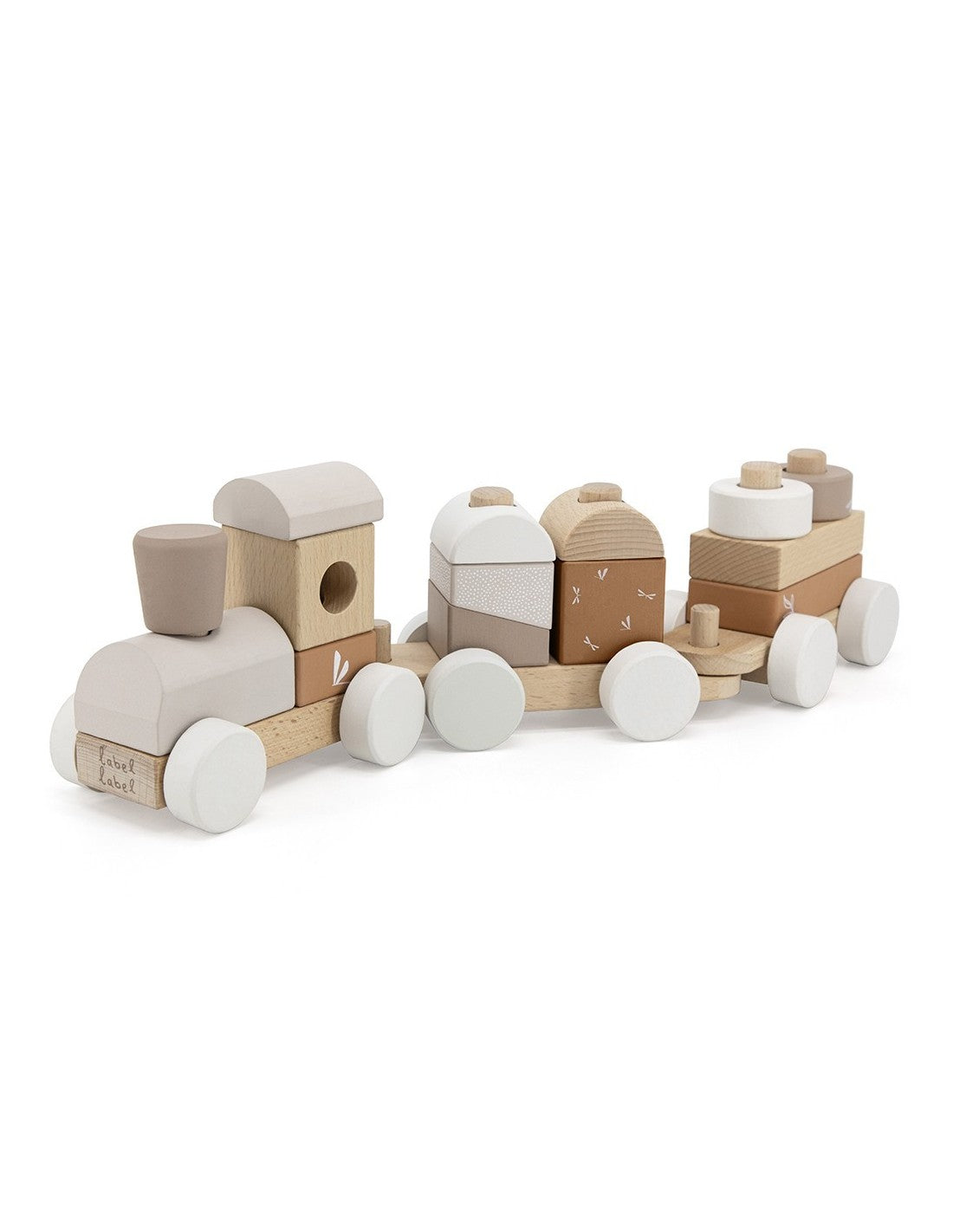 Train en Bois Nougat - Label Label