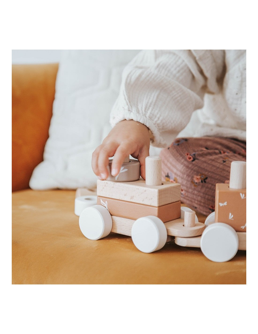 Train en Bois Nougat - Label Label