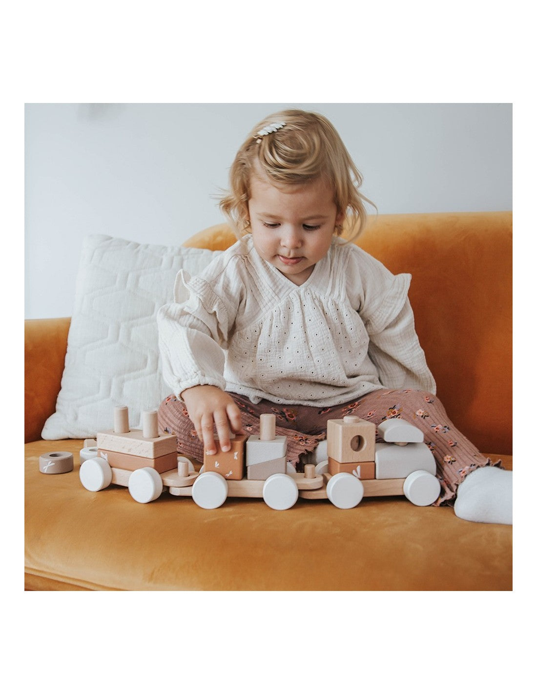 Train en Bois Nougat - Label Label