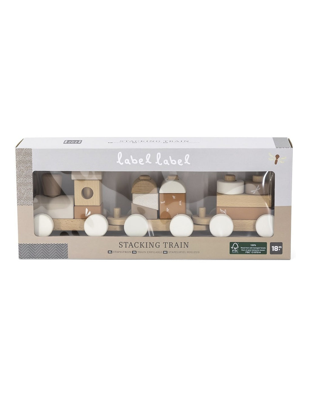 Train en Bois Nougat - Label Label