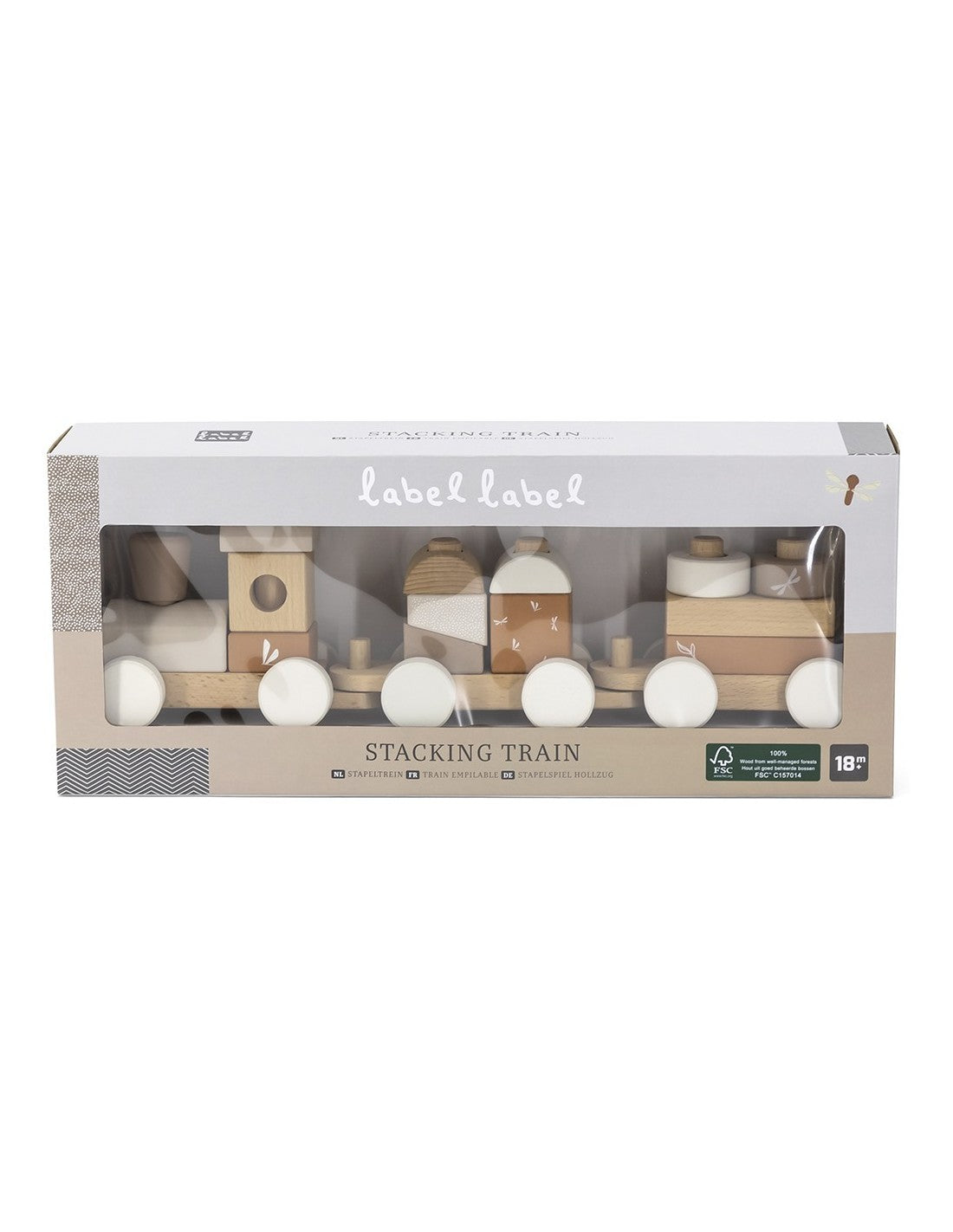 Train en Bois Nougat - Label Label