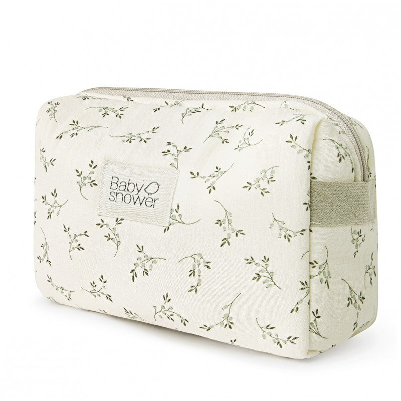 Trousse toilette Camila olive bloom