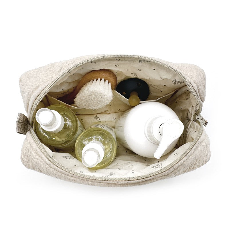 Trousse toilette Camila olive bloom