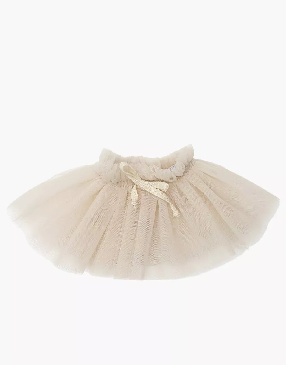 Tutu court Alicia avec nouettes beige
