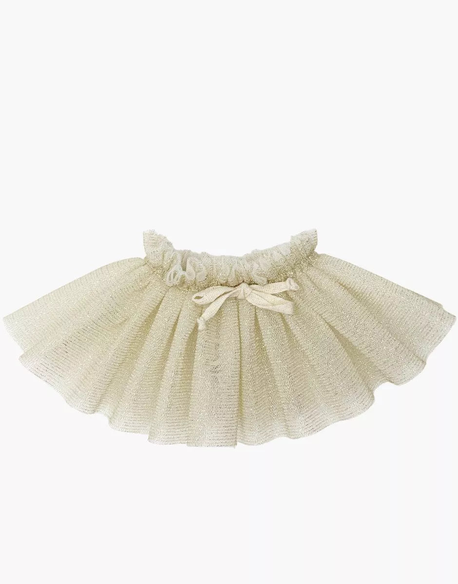 Tutu court Alicia avec nouettes doré