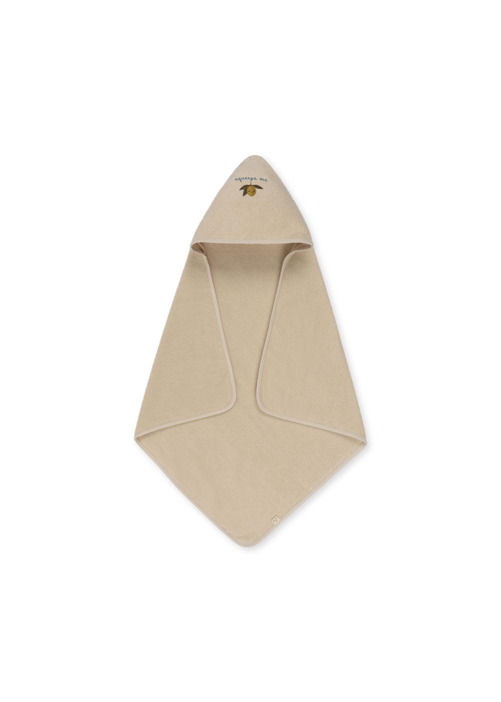 SERVIETTE ÉPONGE BRODÉE - CITRON